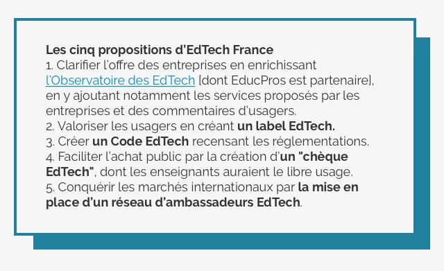 AipuLiban's tweet image. EducprosRT LeaDouhard: La #FrenchEdTech continue de se structurer ⬆️ 5 propositions et 1 nouveau DG RemyChalle à lire dans Educpros : &quot;La clarification réglementaire est indispensable à un climat de confiance&quot; letudiant.fr/educpros/actua…