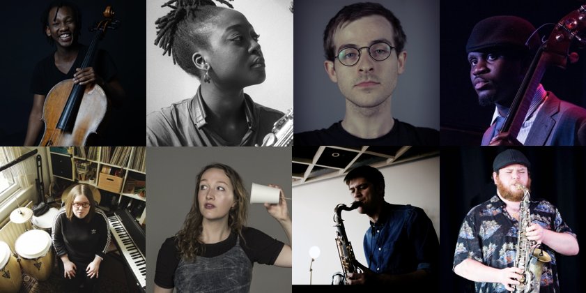 @Abel_Cellist, @CassieKinoshi, Chris Ryan [@robocobraquartz], @dancasimirmusic, @ejthackray @fayierze, @jchungmusic,  @SamHealeySax ‬ 