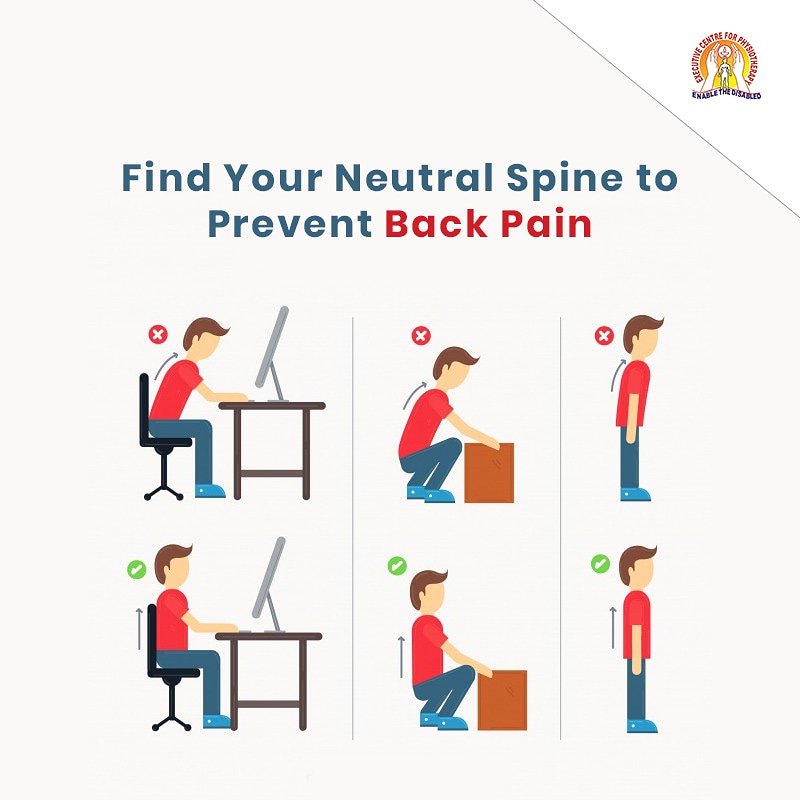 ecforpt's tweet photo. A neutral spine refers to the ideal spinal position to be maintained to carry out everyday activities such as walking, sitting, lifting, etc. Poor posture can initiate spinal pain &amp; also aggravate existing pain. Get help from a physiotherapist to find your neutral spine position. https://t.co/MulFGIGo0j
