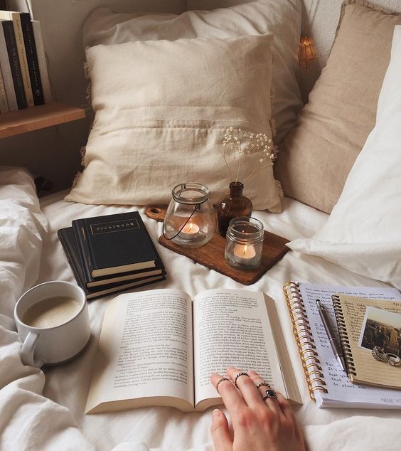 Nothing like a little no-screen time at night! Our new nighttime ritual involves reading and meditating.

Do you have any rituals to help you sleep better?