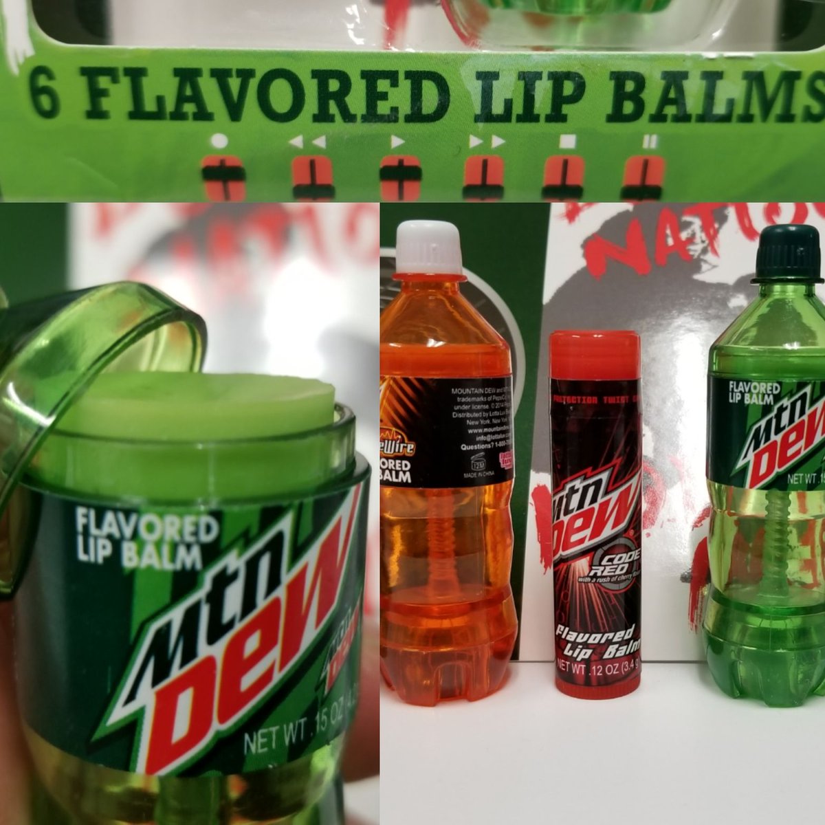 KCGOpodcast's tweet photo. Found the perfect stocking stuffer for your gamer this winter. #mountaindew #chapstick #codered #DVa #gamer #KeepCalmAndGameOn #podcast #videogames #DewNation https://t.co/UpGMjSw8Li
