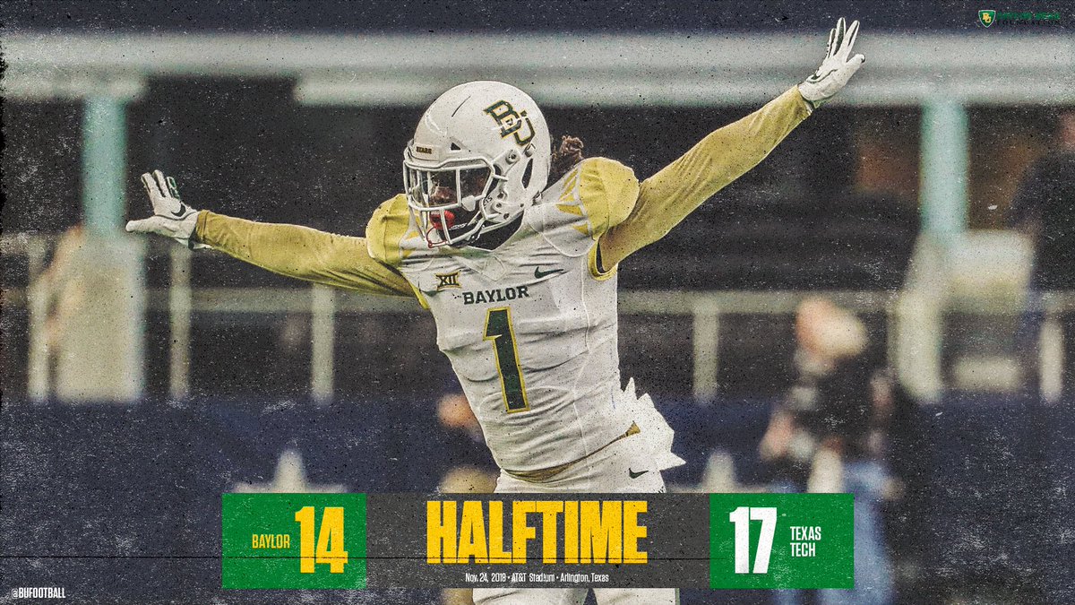BUFootball's tweet image. Halftime here in Arlington. 

#SicTech