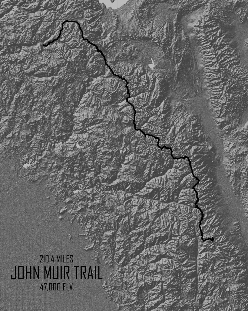 zacksmapshop's tweet photo. John Muir Trail Minimalist Map - https://t.co/D9Soq5y6nB https://t.co/LMaoxPL1jc