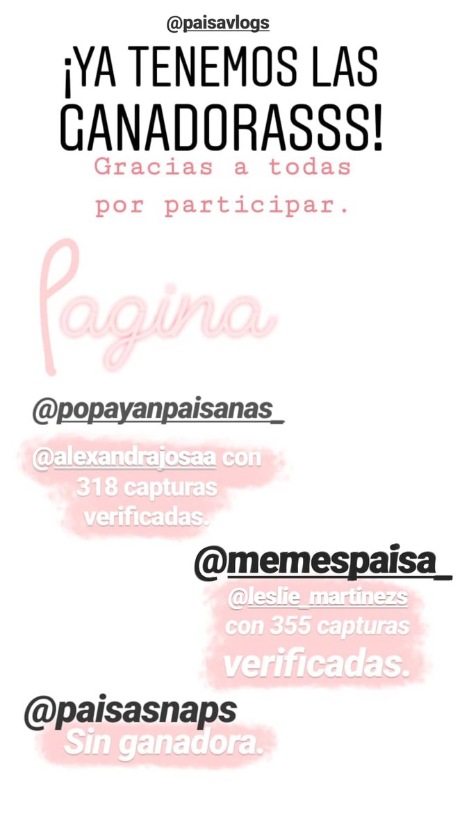 PopayanPaisanas's tweet photo. Las ganadoras de la agenda por parte de PopayanPaisanas es @alexandrajosaa por parte de @paisaxpost es @LeslieMars48 y por @Paisasnaps no hubo ninguna ganorada 🎉❤️ muchas gracias por participar https://t.co/hVHM7Gm6Tl