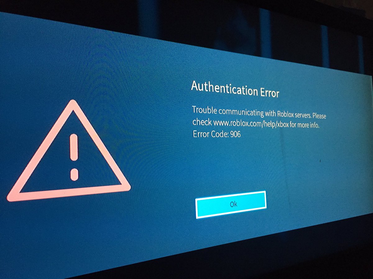 Aidan Aidan18669275 Twitter - roblox authentication error 906