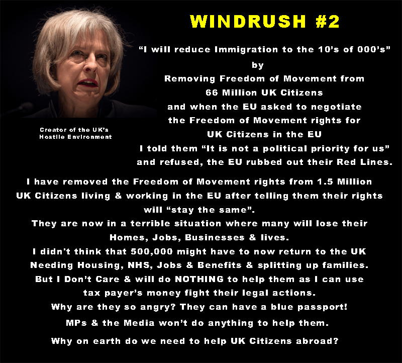 BrexitInCourt's tweet photo. @eucopresident And throw 5 Million people's lives under a bus. Well done.
Disgusting treatment from the EU & UK Governments.
EU Citizens this is what can happen to you & you get no help at all.
#Windrush2 #HostileEnvironment2 #Discrimination https://t.co/IfhIPv4L0U