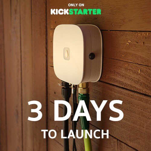 3 days to launch!💦 #kickstarter #smartgarden #dripirrigation #smartcontroller