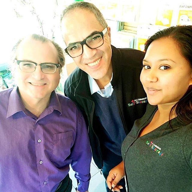 VaultraStorage's tweet photo. Visiting my friends Alex &amp; Anissa at @storagetoronto in Scarborough. Where my career in #selfstorage began https://t.co/t6FsSWirYb https://t.co/cnkv4ilrWU