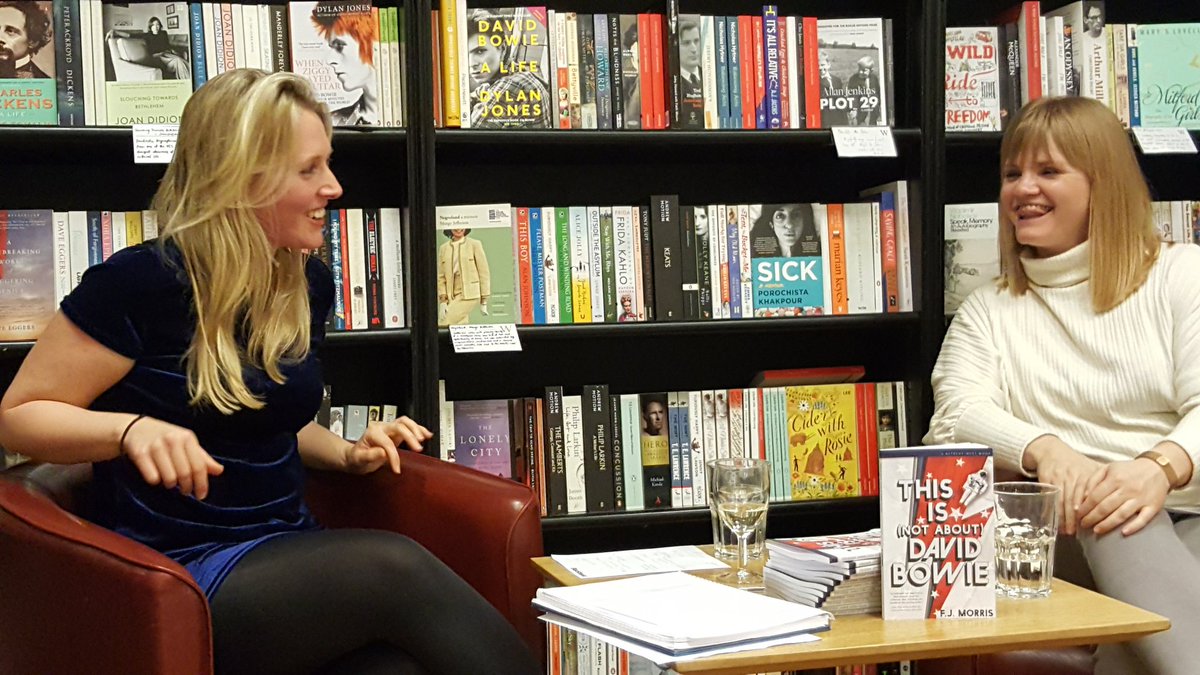 BathFlashAward's tweet photo. At the Waterstones launch of @Freya_J_Morris's new collection 'This is not about David Bowie' https://t.co/BMudv86JS3