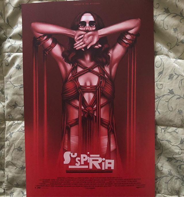 jedwards52's tweet photo. Thank you for my poster @suspiriamovie legends! Love it! #Suspiria #DakotaJohnson #Saturdaymade! #giftsbymailarethebest https://t.co/mXnNIFVkby https://t.co/mHFCgbvc7E