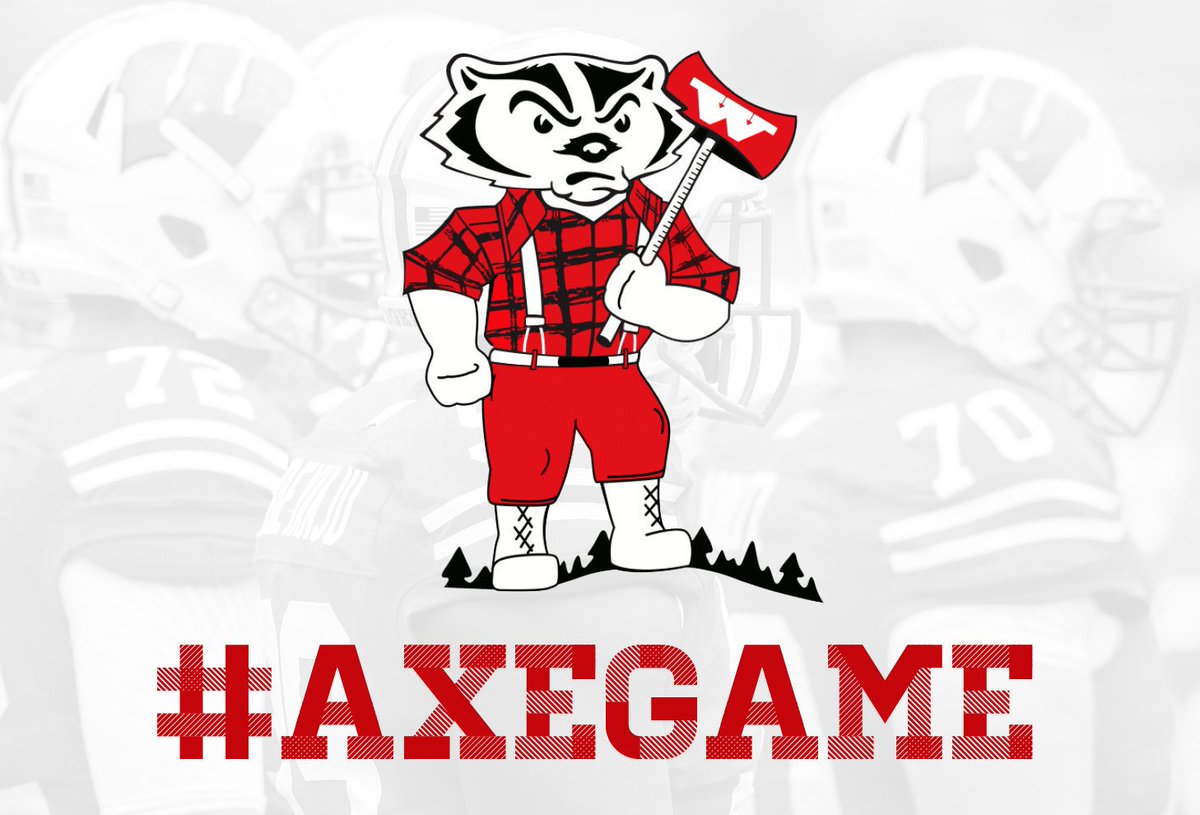 UWMadison's tweet photo. For Mike.
For the seniors.
For the Axe.
For the 128th time β the most-played rivalry in the FBS β game on, @UMNews. #AxeGame https://t.co/1gsbfH61PU