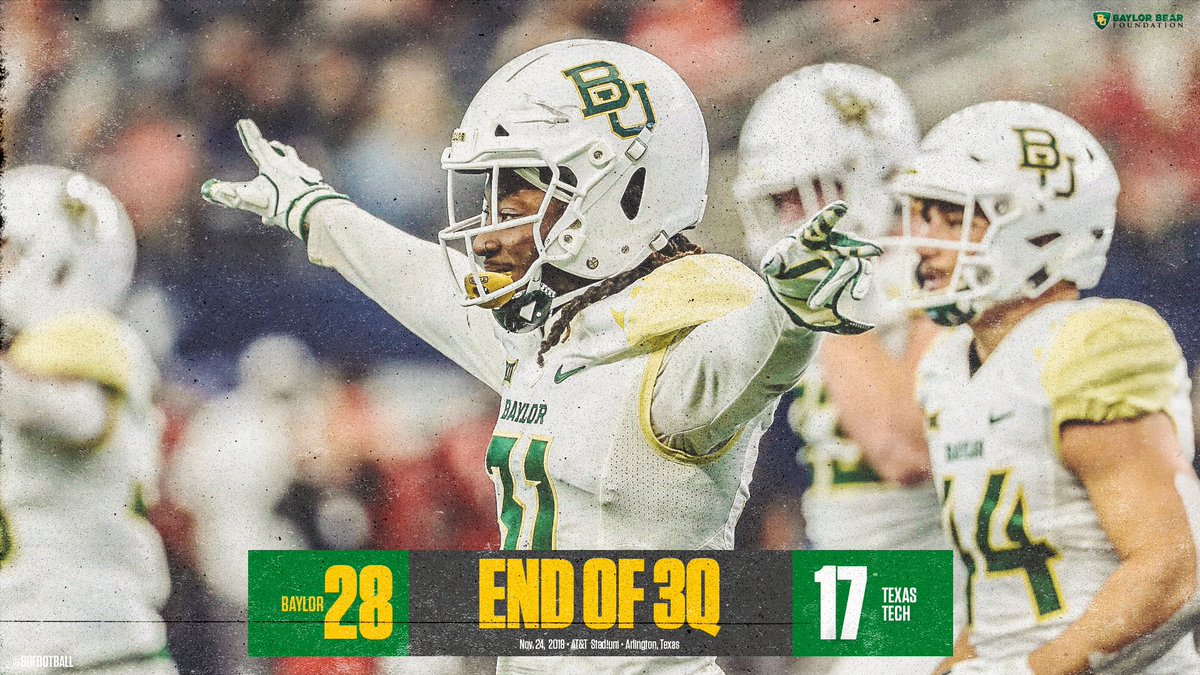 BUFootball's tweet image. To the 4th quarter we go. 

#SicTech