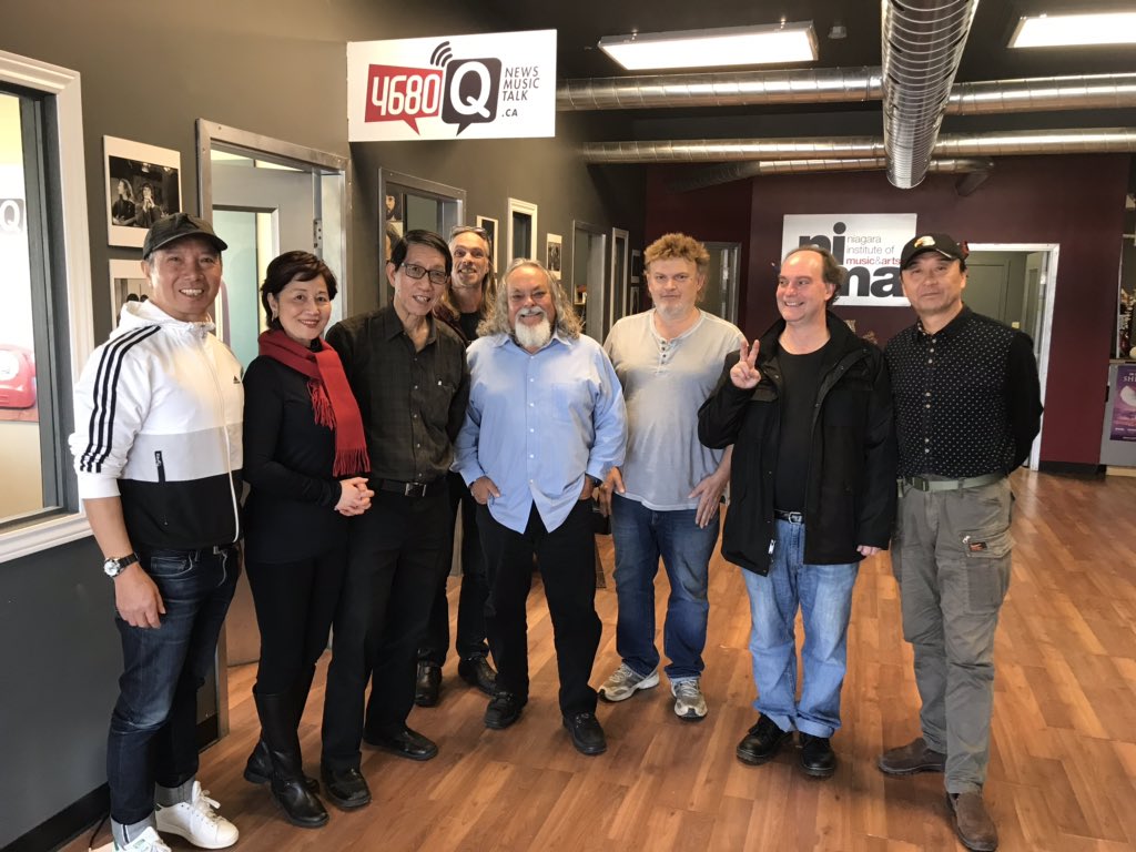 A big thank you to the folks from the Shanghai Opera House for dropping by #4680Q radio station on #Queenstreetniagarafalls #NiagaraFalls #shanghai #rickrose #china