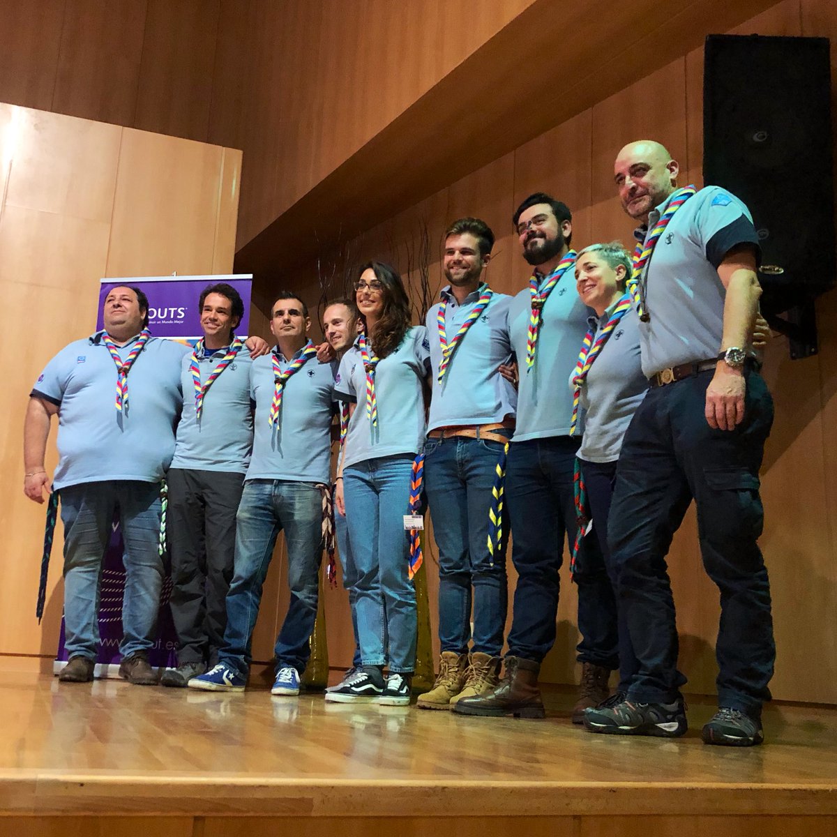 Delighted to be invited to speak at <a href="/scout_es/">Scouts de España (ASDE)</a> Assembly and to witness the leadership transition from <a href="/diegocobosch/">Diego Cobos/❤️</a> to <a href="/elencabezas/">elena cabezas</a>... two remarkable #Scouts. Well done and all best wishes for the future. #AsambleaScout