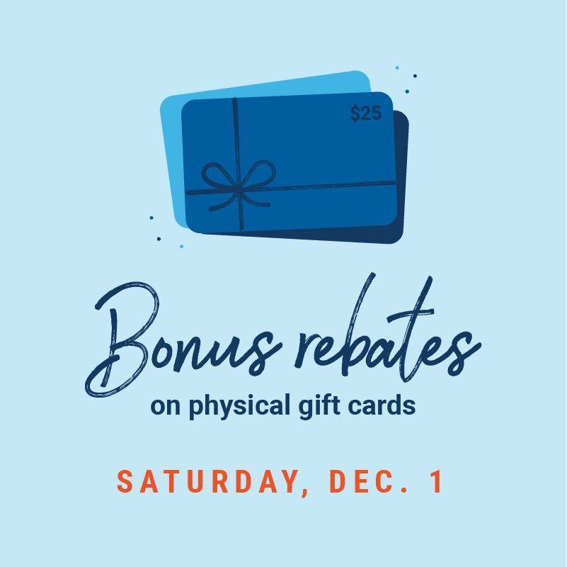 shopwithscrip's tweet photo. Holiday gifts to feel extra good about giving. Earn more on physical gift cards with special one-day bonuses up to 26%. Learn more: https://t.co/70CSlHT8by https://t.co/JhaDMyeCCp
