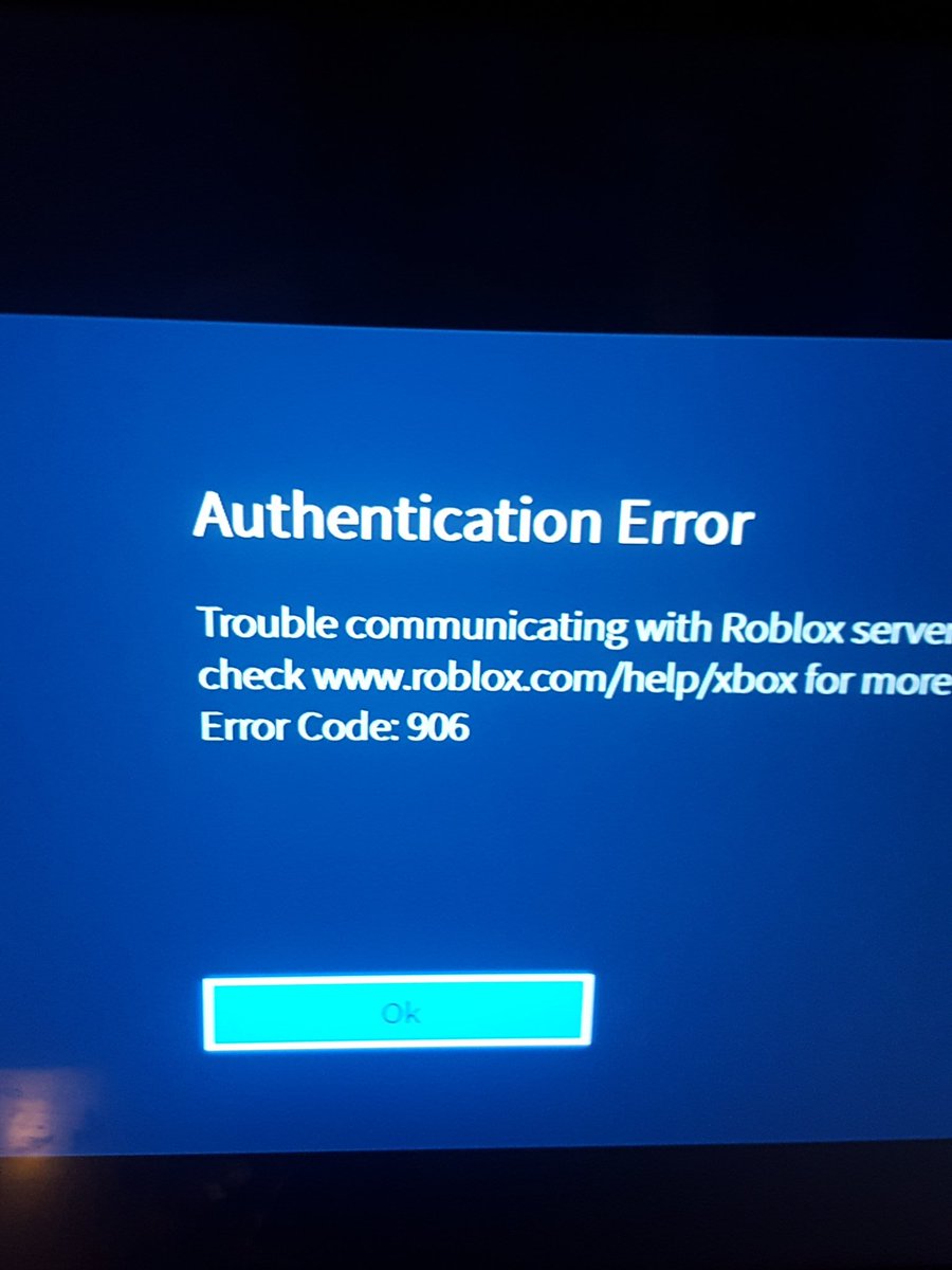 Roblox Help Xbox Error Code 906