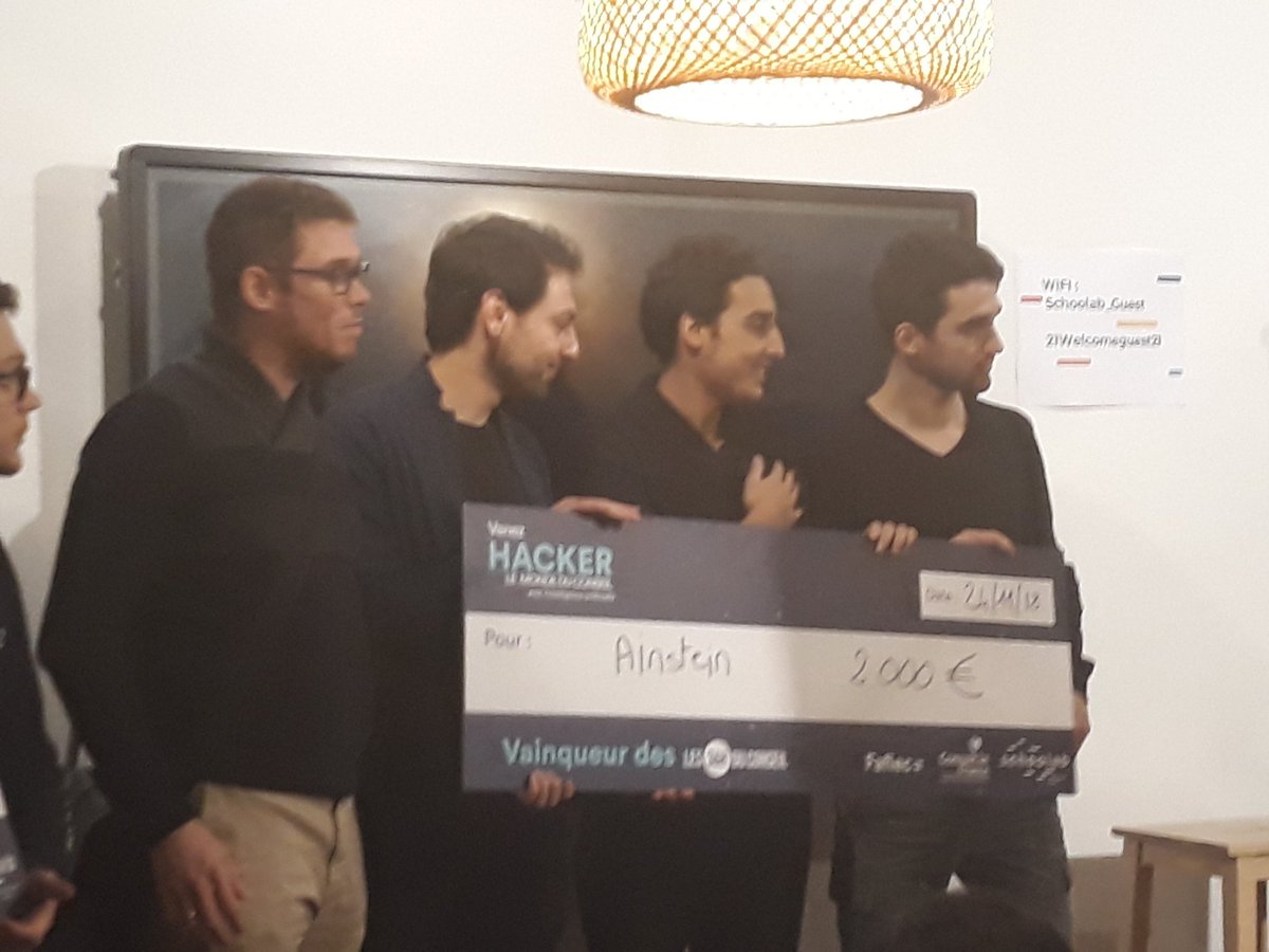 ConceptdAvenirs's tweet photo. #hackconsult : bravo à Ainstein lauréat de #hackconsult https://t.co/nDJe4ZHgQy