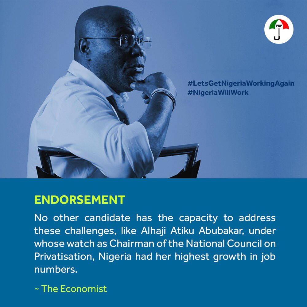 abbahalkali's tweet photo. Happy birthday to 1 of Nigeria finest, a philanthropist, a father and a leader and lover of youths @atiku  As you celebrate today, may God Almighty continue to protect and guide you, celebration will continue to be your portion. Congratulations sir!!! Cc: @YouthsForAtiku https://t.co/TtOrhInXWq