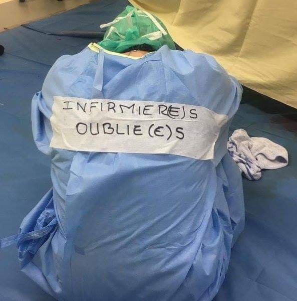 Nous étions en grève cette semaine, qui en a parlé ?
Infirmièr(e)s oublié(e)s oublié(e)s 😑😑😑