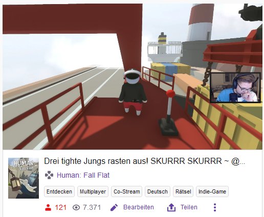outdrawDE's tweet photo. Ihr seid der absolute Wahnsinn! Danke an @Daprikon & Bobo für die Quality-Time und danke an Jonah für den fetten Host! Much <3! #twitch #streamer #humanfallflat https://t.co/fAwkIL9Pem