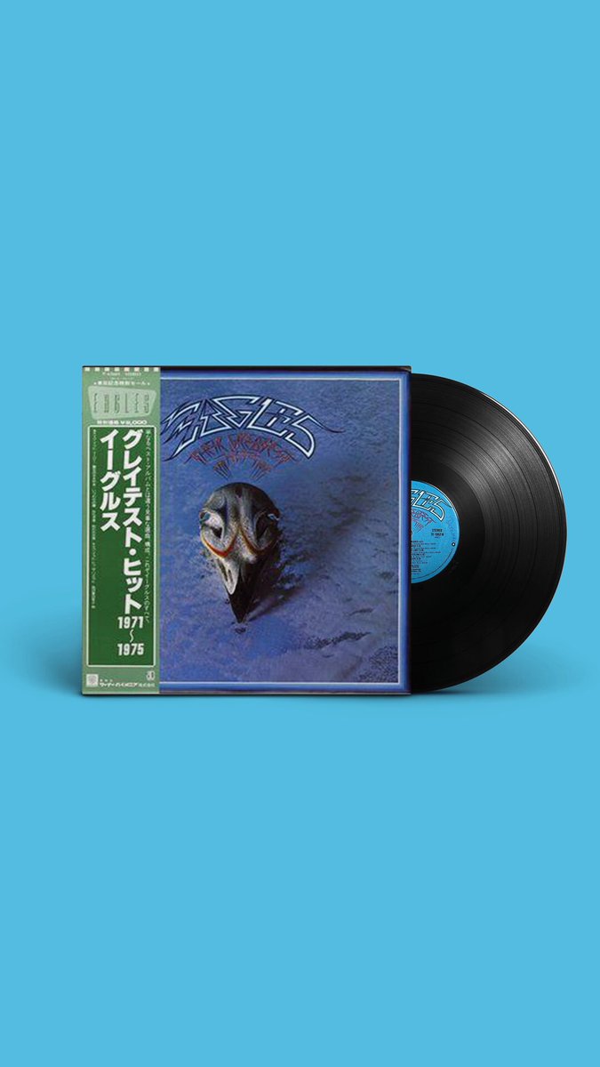 cap_records's tweet image. Eagles - Greatest Hits (1971–1975) is their first compilation, released in 1976. For many years, it was the best selling-album in the United States. This Japanese pressing is in excellent condition. #eagles #vinylcollector #vinyladdict
