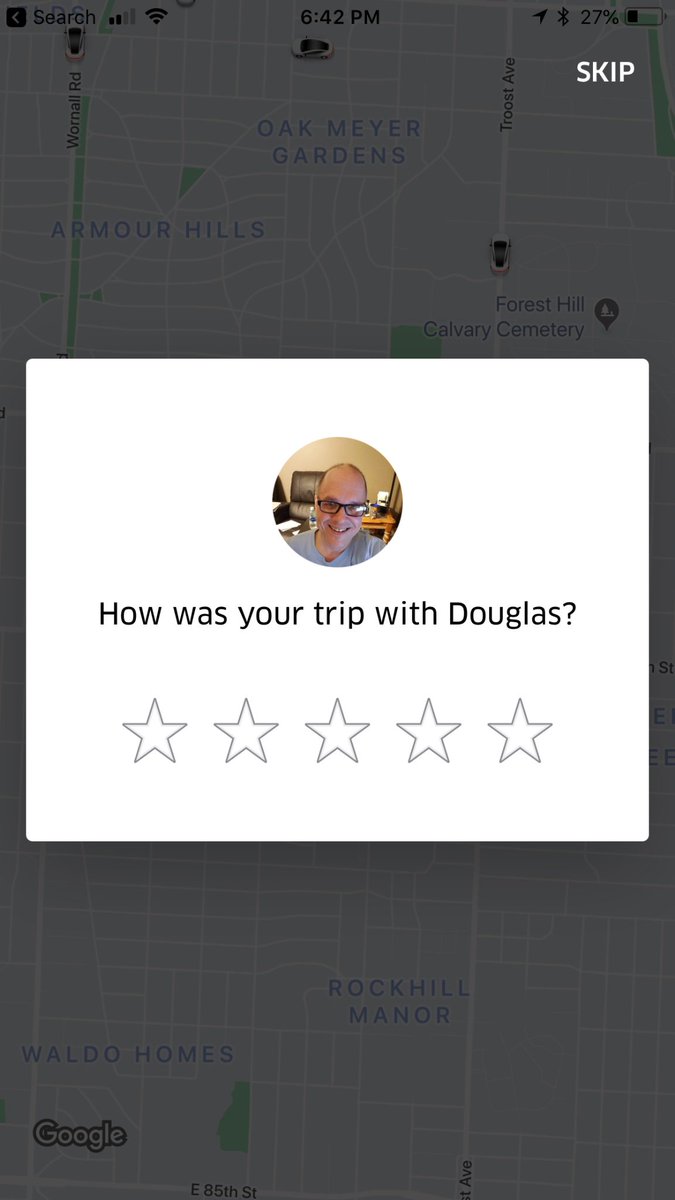 aandycat's tweet photo. @karluizballer @Uber i just reported it but i don’t like knowing this nut has my address. this is him in a chevy equinox. https://t.co/qnDahQF0R3