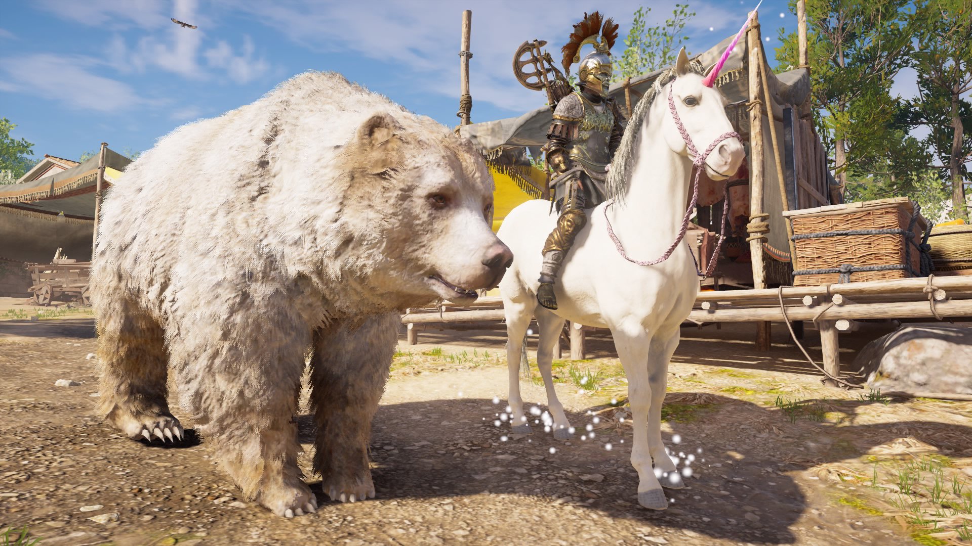 がおらお On Twitter Fuwafuwa 215 なんか群れのボスクマが色白いんですよね だから白クマ アサクリオデッセイめちゃ面白いですからいずれ遊んでみるといいですよ O O Twitter