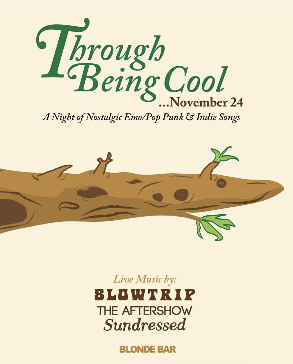 Tonight is <a href="/TBCsandiego/">Through Being Cool</a>