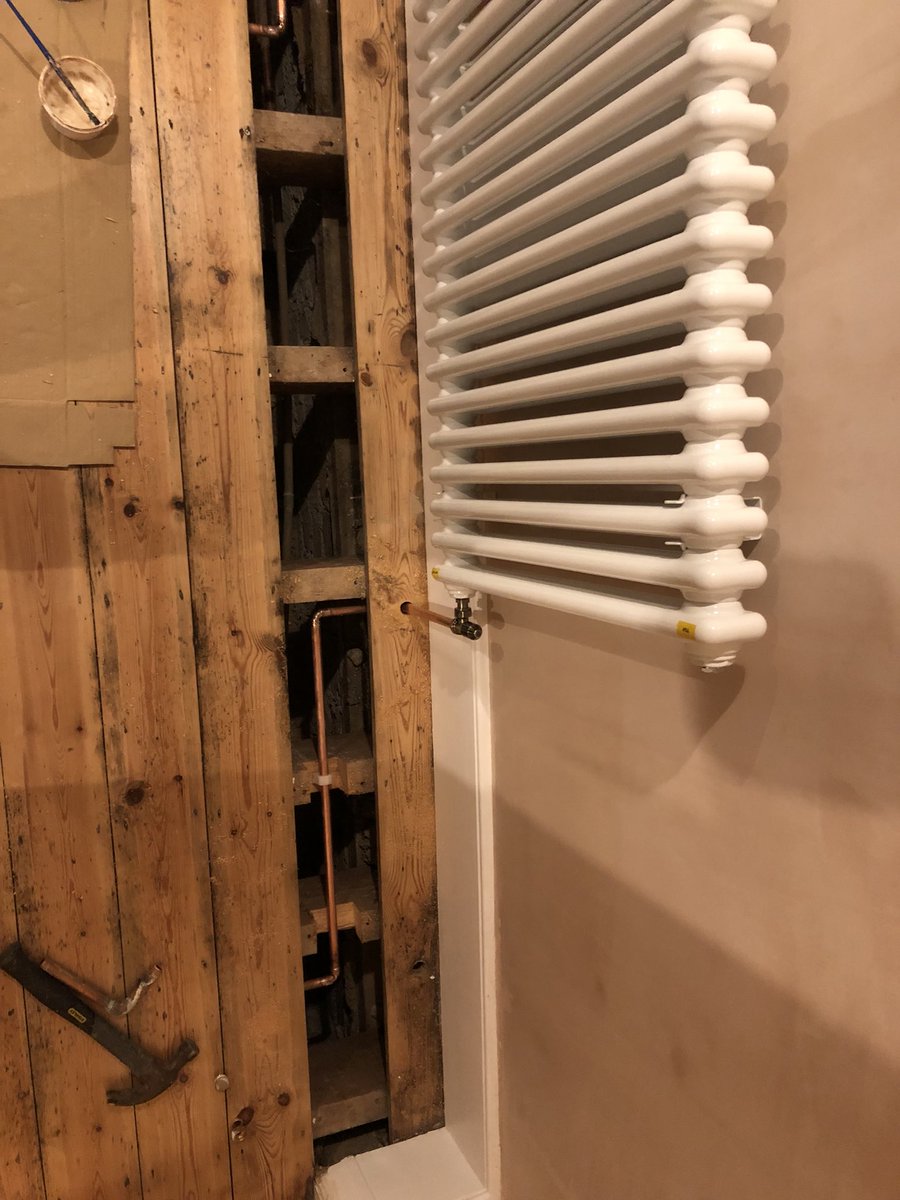 Nice <a href="/vaillantuk/">Vaillant UK</a> EcoTEC Plus 430 finished for a stylish customer in Margate today. Rads &amp; valves to match the decor in each room 👌🏻 #ADVANCE #boilerinstall #Margate #HeatingEngineer