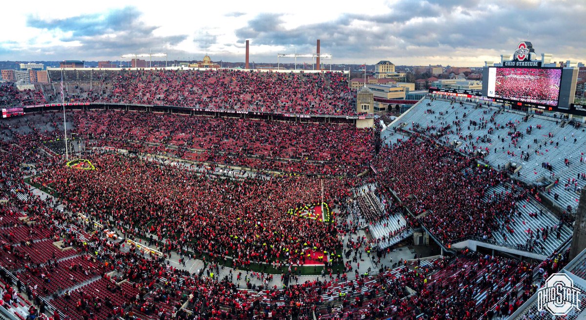 OhioStAthletics's tweet photo. No better feeling.

#GoBucks #BeatTTUN https://t.co/KMG1OU4i1r