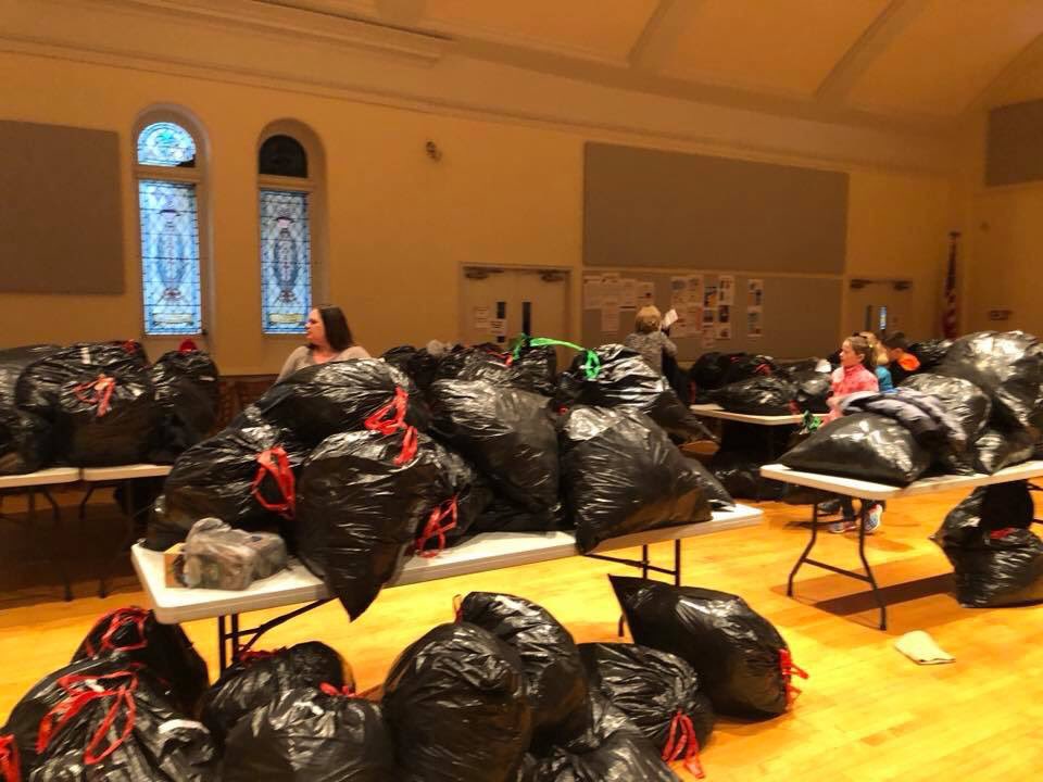 KalinaSYCSD's tweet photo. Over 1,400 coats ready for pick up at Union Lutheran Church York, PA thanks to Tristan, Tracee Freedman-Rankin and the team from Coats of Friendship. #FES #WarriorProud #SYCSD https://t.co/qzTLpYwoNo