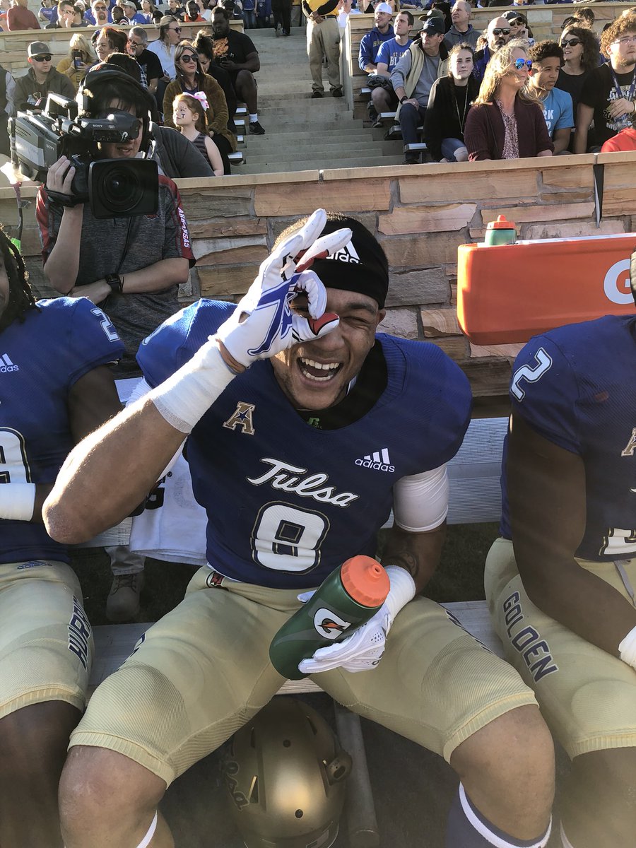 TulsaFootball's tweet photo. Reign ‘Cane baby! - Keenen Johnson https://t.co/oYDk3yrpLo