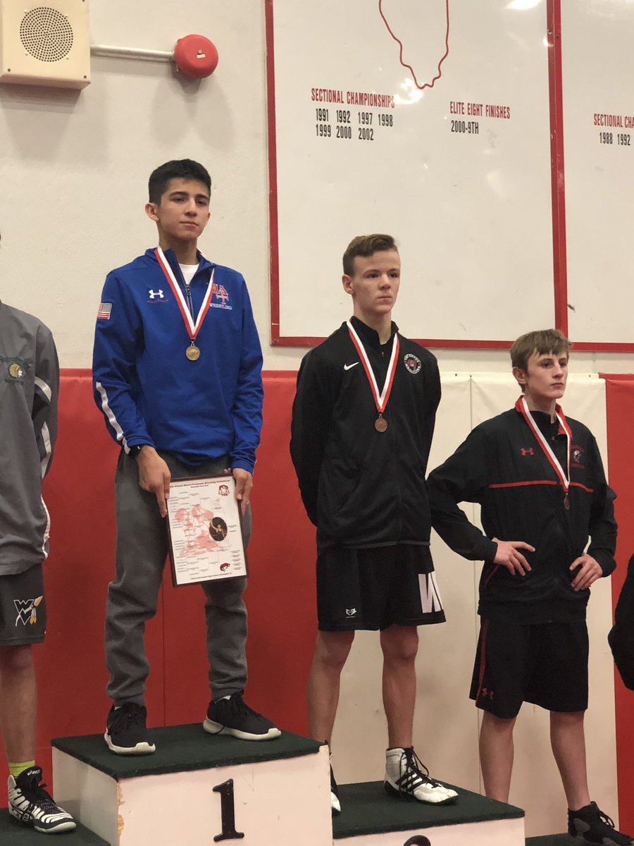 BHSWrestling5's tweet image. Joe McDermott, third place! Only loss was to eventual champ... #TheBrook #6Minutes