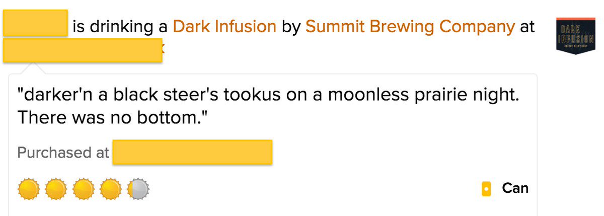 summitbeer's tweet photo. We love it when you @ us
https://t.co/YsW1KnnIAR https://t.co/UCwC6fDsXi