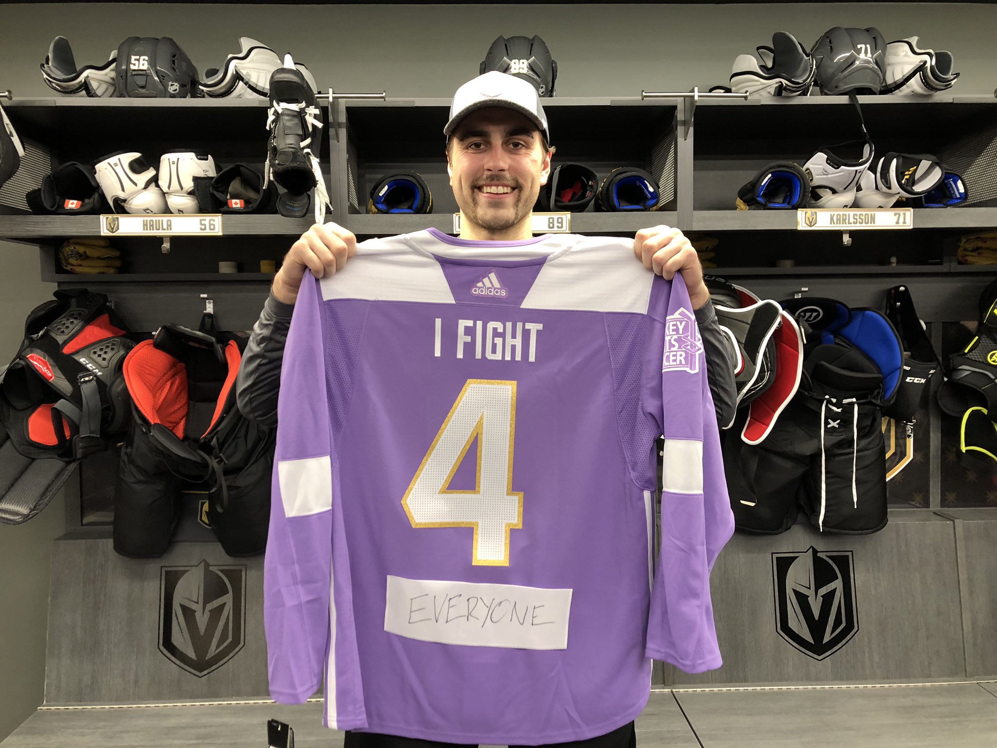 purple golden knights jersey