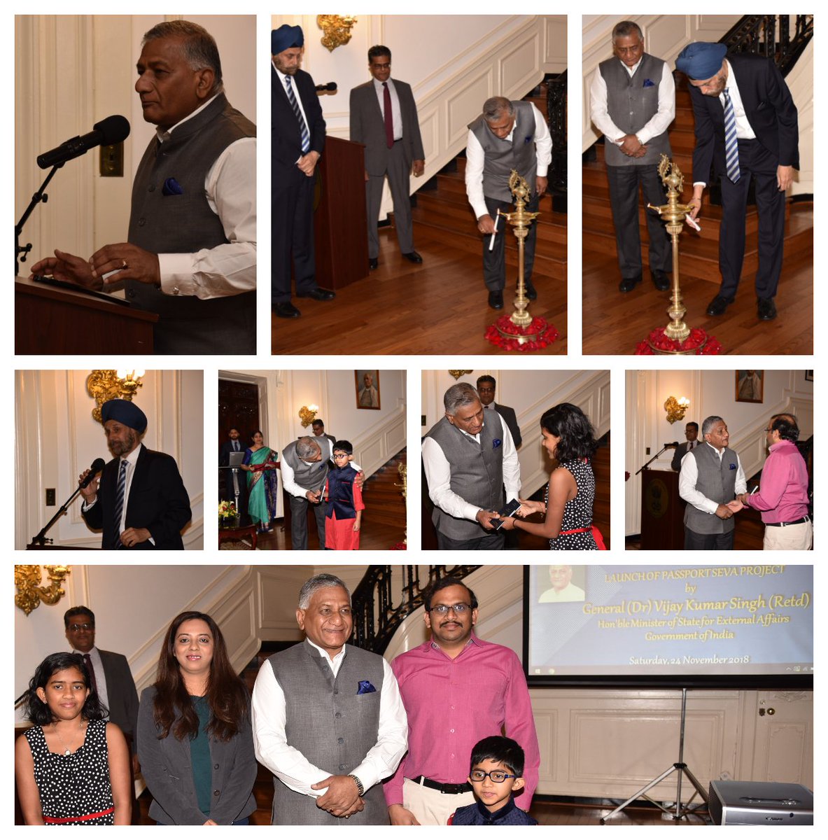 IndianEmbassyUS's tweet photo. Press Release - Inauguration of Passport Seva Project https://t.co/4LXzPtOJko @Gen_VKSingh @SushmaSwaraj @NavtejSarna @MEAIndia @CPVIndia @IndianDiplomacy https://t.co/YXV3gz5Hf2