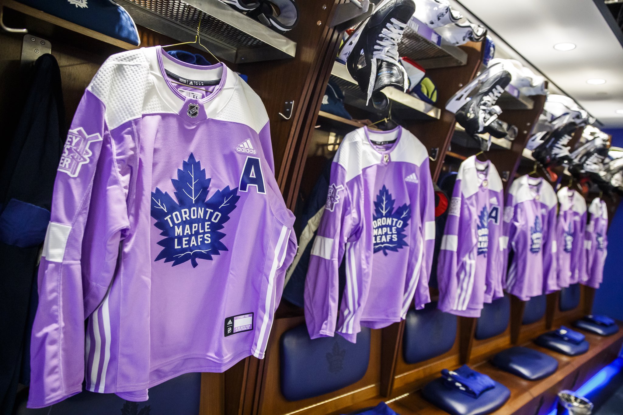 NHL Toronto Maple Leafs '47 Brand Hockey Fights Cancer I Fight