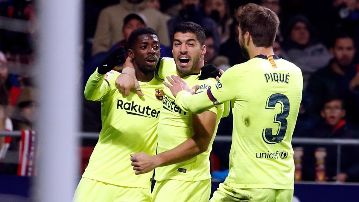 Luchamos hasta el final!!! No se perdió y es importante. Seguimos juntos y fuertes 💪💪💪 VISÇA BARÇA🔴🔵

We fought until the end!!! We did not loose and it’s important. We keep together and strong 💪💪💪