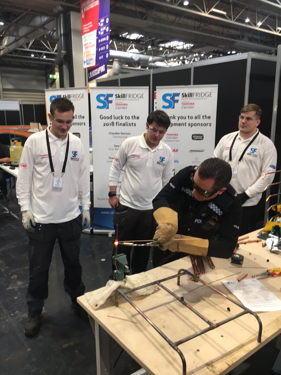 skillfridge's tweet photo. When did you ever see a copper brazing copper ? Only @WSUKLIVE #SkillsForLife https://t.co/xGQWqKJWNL