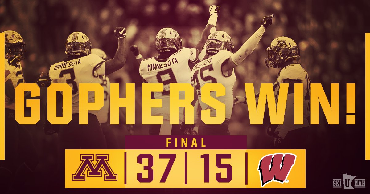 The Axe is back. #MINNvsWISC