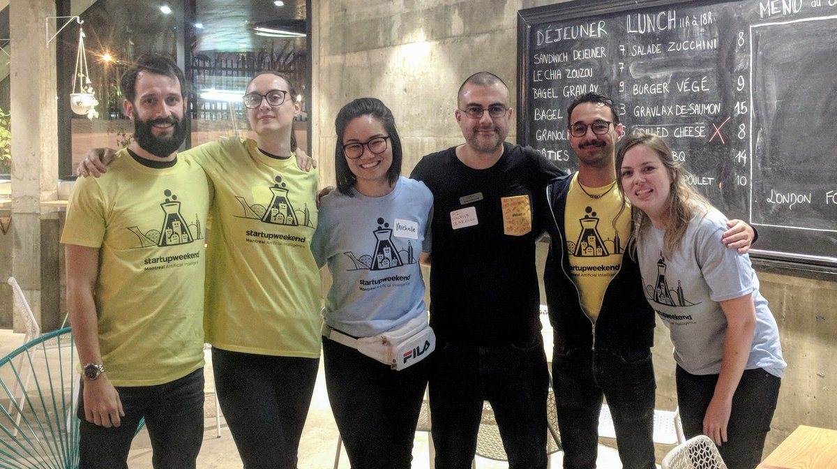 temanuia's tweet photo. Mentors and organizers for the hackathon #GSWAI #MTL.

@notman @techstars @element_ai @DistrictMcorp @DorianChin @AmyPlrd #swaimtl https://t.co/ucHrBsi35h
