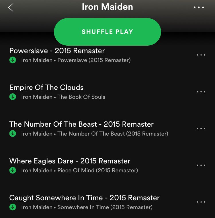 ChrisDrummer25's tweet photo. My top 25 #IronMaiden songs 😀 https://t.co/9gfttdt0i1