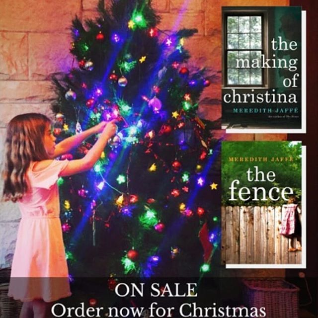 meredithjaffe's tweet photo. Looking for something to put under the Christmas tree? A personalized signed copy of The Fence or The Making of Christina would be a great choice. Just click the link in my bio to order now. •
•
•
#books #writer #writing #christmas #presents #christm… https://t.co/XkHsf8C32N https://t.co/yJWQqz1KO9
