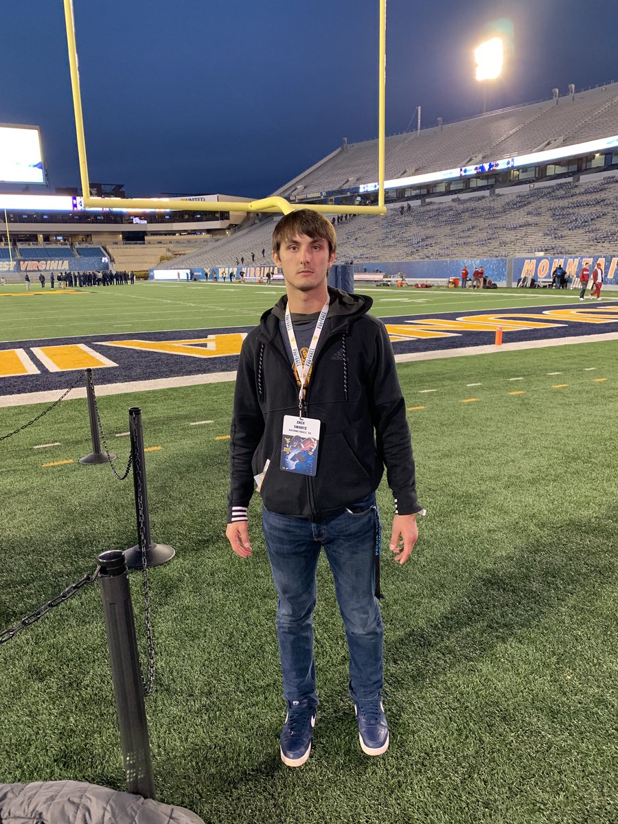 Had a great time at the game yesterday and would like to thank @coach_horsepwr and WVU for inviting me to their game