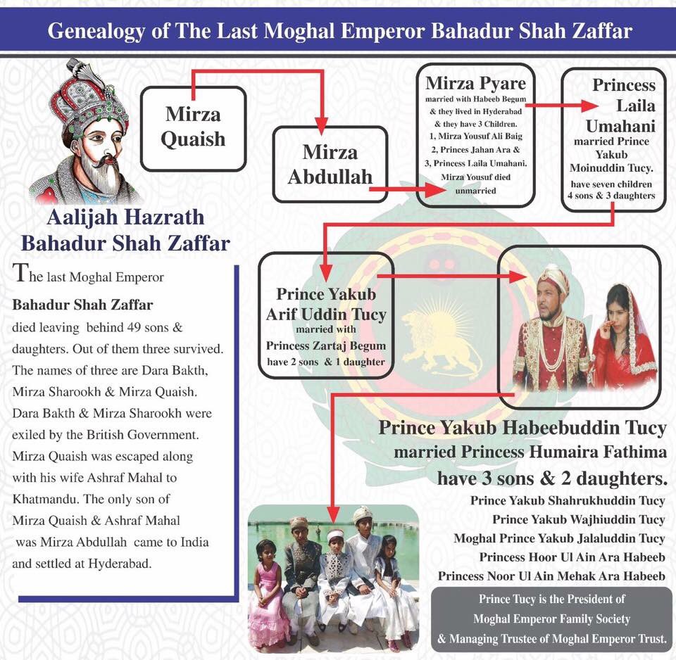 Mughal Family Tree Chart