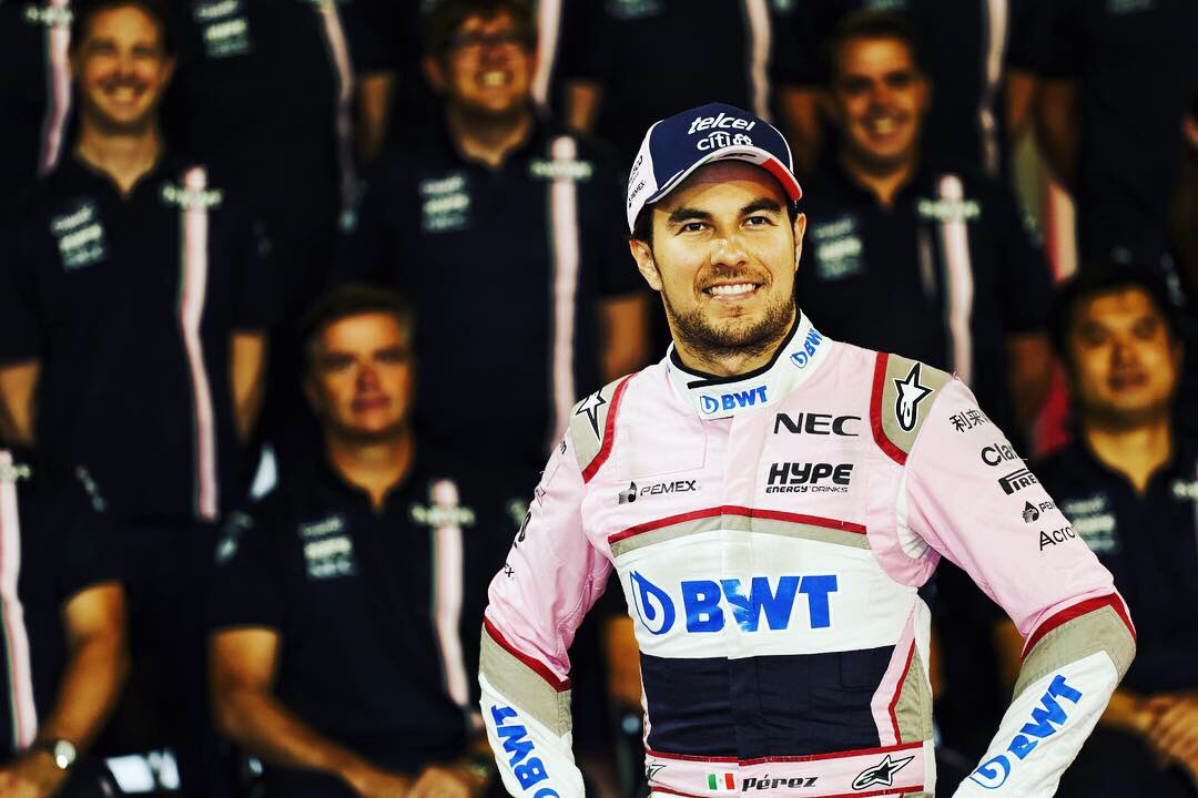 ¡Gracias por otro gran año, vamos juntos por más! #ForceCheco #Checo11 #AbuDhabiGP