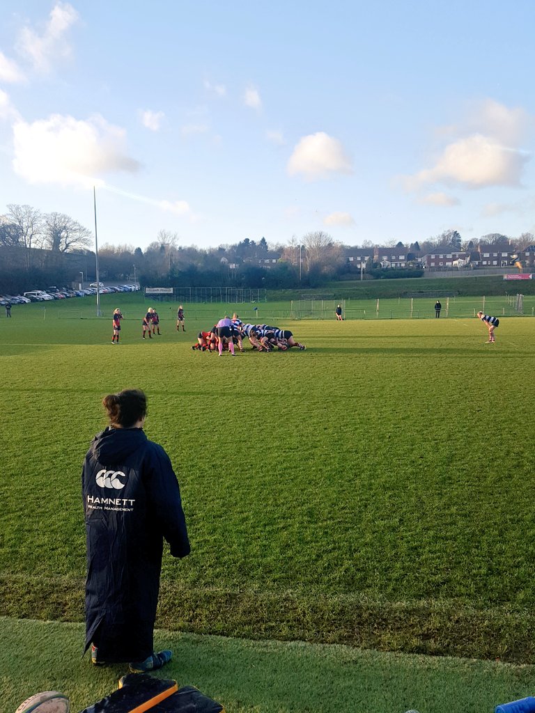 Blowing off the cobwebs watching @SheffLadiesRUFC . Slightly better playing conditions than it was for @SheffieldRUFC at @BvilleRFC yesterday...
#Sheffield #Rugby #ladiesrugby #abbeydale