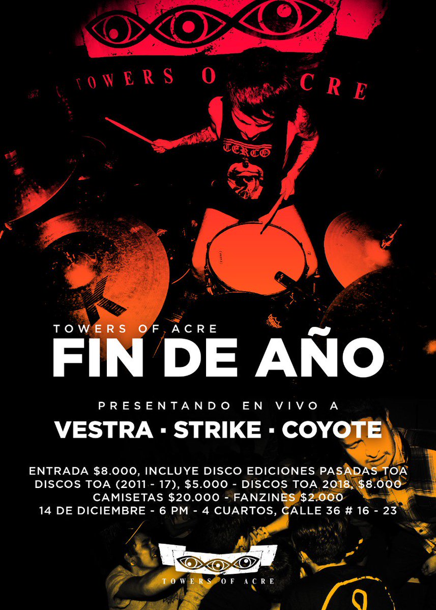 VestraBand's tweet photo. Últimas fechas 👇
Dec 14 / Bogotá 🎅 https://t.co/KGTwvtKxJj