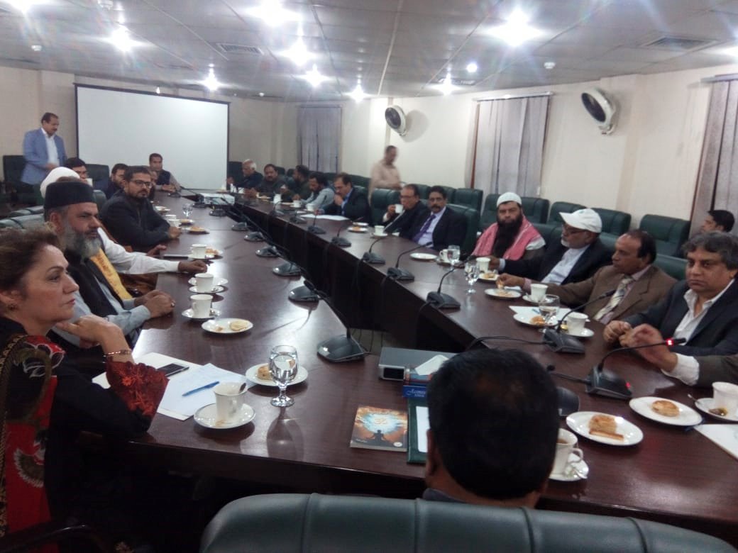 JavaidWilliam's tweet photo. A meeting was held at Minister enclave headed by his Excellency (Ejaz Aslam Augustine Minister Human Rights &amp; Minority Affairs Punjab).Members of Interfaith Advisory Commission attended the meeting and discussed plans to strengthen Interfaith peace in the country. https://t.co/ENFv0N4zq4