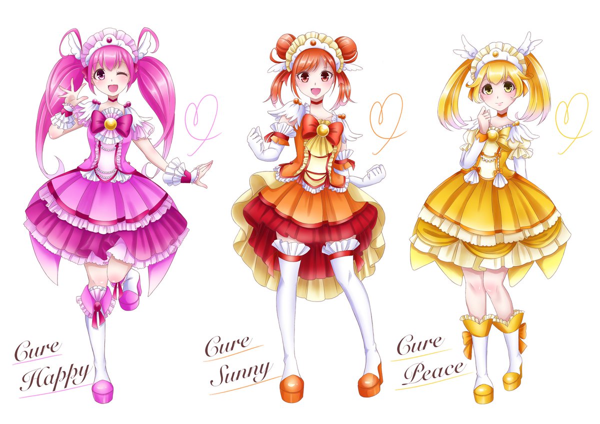ぽー プリキュアの服をロリータ風にしました プリキュア ぽー プリキュアの服をロリータ風にしました プリキュア